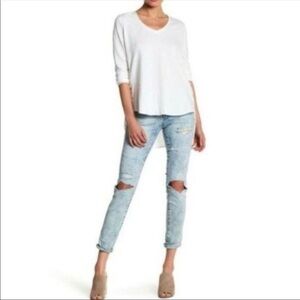 Blank NYC size 25 skinny acid wash jeans